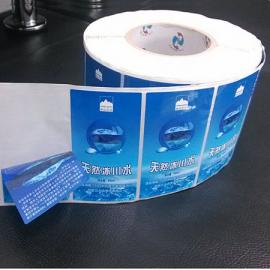 雙面印刷礦泉水不干膠標(biāo)簽